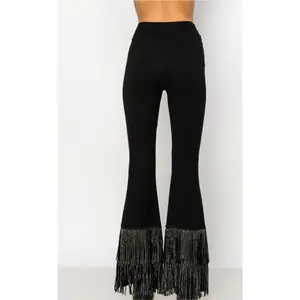 Stone Fringe Pants