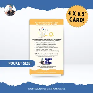 PA Catheters & IABP Pocket Card