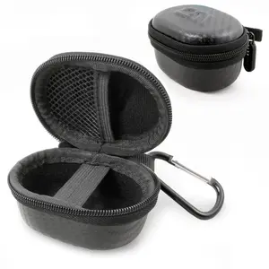 Travel Case Compatible with Beats Solo Buds True Wireless Earbuds – EVA Hard Shell with Carabiner, Compact Earbud Storage (Case Only)