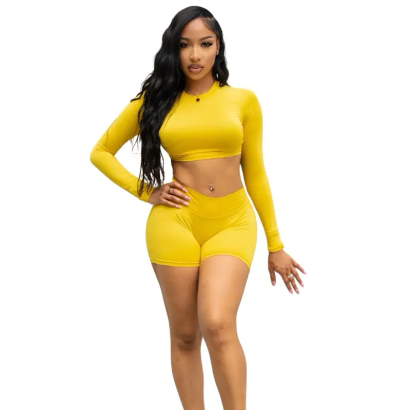 Pilate MAMI Yellow - Shorts Womenswear Bottom Minimalist Basic