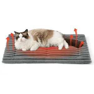 Self Warming Pet Bed,Small Self Heating Pet Crate Pad Thermal Extra Warm Mat Indoor & Outdoor Non-Slip Washable No Electricity Needed