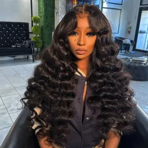 AliPearl Wigs Long Hair Length Wig Loose Deep Wave 13x4 Lace Front Wigs Human Hair Pre Plucked Human Hair With Baby Hair TikTokShopBacktoSchool