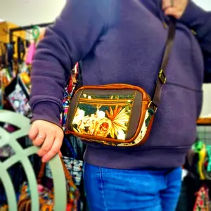 Camo Rose Catalina Sling Bag, Crossbody Chic Handbag