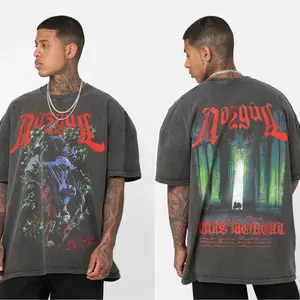 LOTR Nazgul Darkness 2 Sides Vintage Retro Shirt - Unisex Cotton Tee Man Menswear