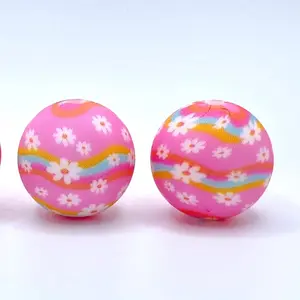 Every Flower Must Grow Through Dirt Printed Silicone Beads | Bead Shop DIY Craft Beaded Supplies