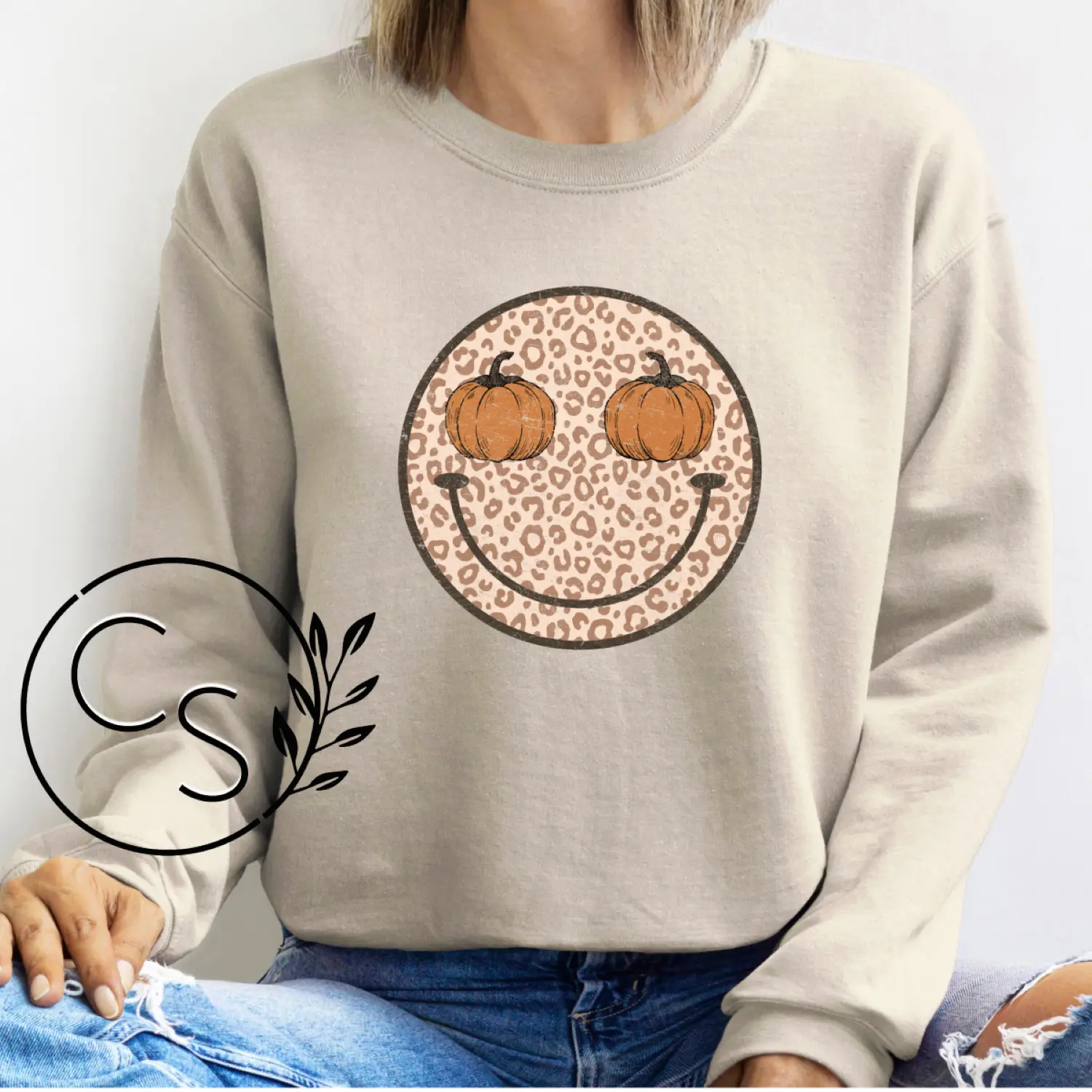 Cheetah Pumpkin Eyed Sweatshirt