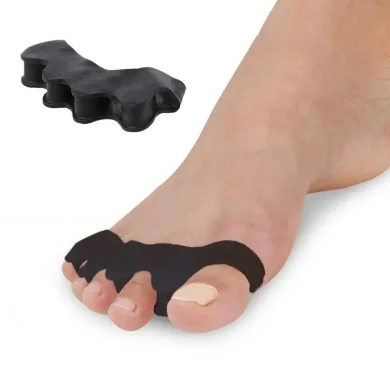 2pc Silicone Toe Separator Finger Spreader, Hallux Valgus Correction, Foot Toe Corrector, Finger Separator, Foot Care Tool, Pedicure Tool, Foot Care Products