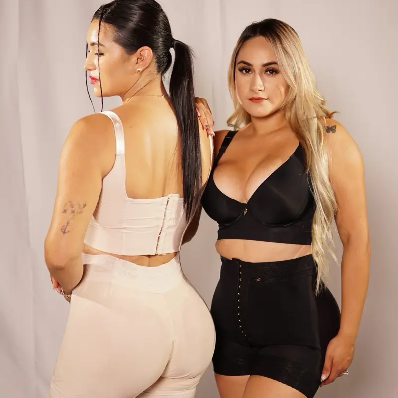 1. Short Corto INVISIBLE Women's Black Shapewear with BBL Effect Invisible No Costuras Realce Interno Basic minimalist. Body Shaping Underwear High Waist Shaper