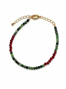 Faceted Gemstone Bracelet