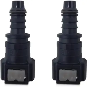 Quick Release Connector, Fuel Pump Line Hose, Anti-Mis-Installation Limiter Connector with Seal, Replacement Part Suitable for Most Cars (Black)
