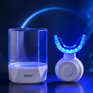 Rechargeable Teeth Whitening Device with Wireless Charging Oral Care Cleaner Gel Set for Wholesale