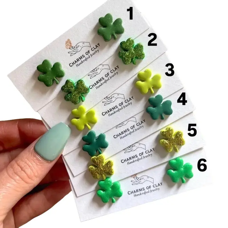 Shamrock studs Shamrock studs