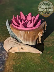 Druid Class 3D Printed Dice Storage Box | Dice Vault | Dice Jail | Tabletop RPG Gaming Cosplay - Dungeons and Dragon DnD D&D Wargaming