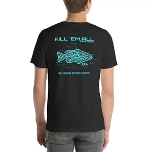 Redfish w/ La River (Dark colors, Blue Design)