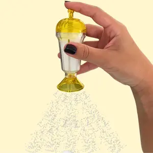 LESSOY Salt or Pepper Dispenser with Dual Function | Press or Shake | Just Flip and Use Either Way | The best Seasoning Shaker for your Kitchen