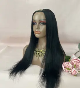 Effortless Elegance: H•A•C Straight U-WIG with 150% Hair Density in Stunning Black - Your Perfect Style Companion