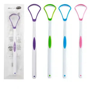 Double Sided Oral Hygiene Care Tongue Scraper for Fresher Breath, Portable Tongue Scraping Tool Oral Daily Care Product for Adults, Multifunctional Tongue Scraper