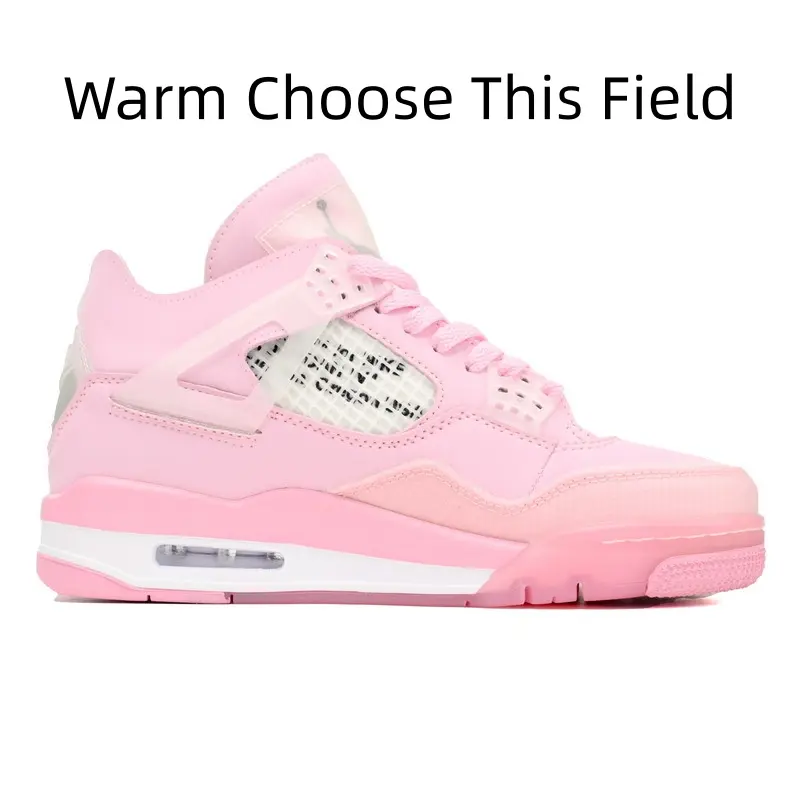 Retro Basketball Style Pink Low Top Sneakers Transparent Air Cushion Versatile Commute  Trend Casual Athletic Shoes