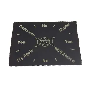 8"x12" Triple Moon Pentagram pendulum map