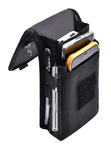 Men's Solid Color Belt Bag, Versatile Bag, Multi-functional Phone Wallet Bag, Phone Pouch Card Holder for Work, Travel, Camping, Barbecue, Rescue, Travel Essentials, Waist Belt Pocket