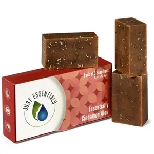 Essentially Cinnamon Aloe Soap (3 bars organic soap)