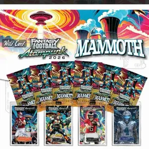 Fantasy football atom-punk Wildcard Mammoth (1-Single Pack), Sports Cards Packs, Collectible Sports Cards