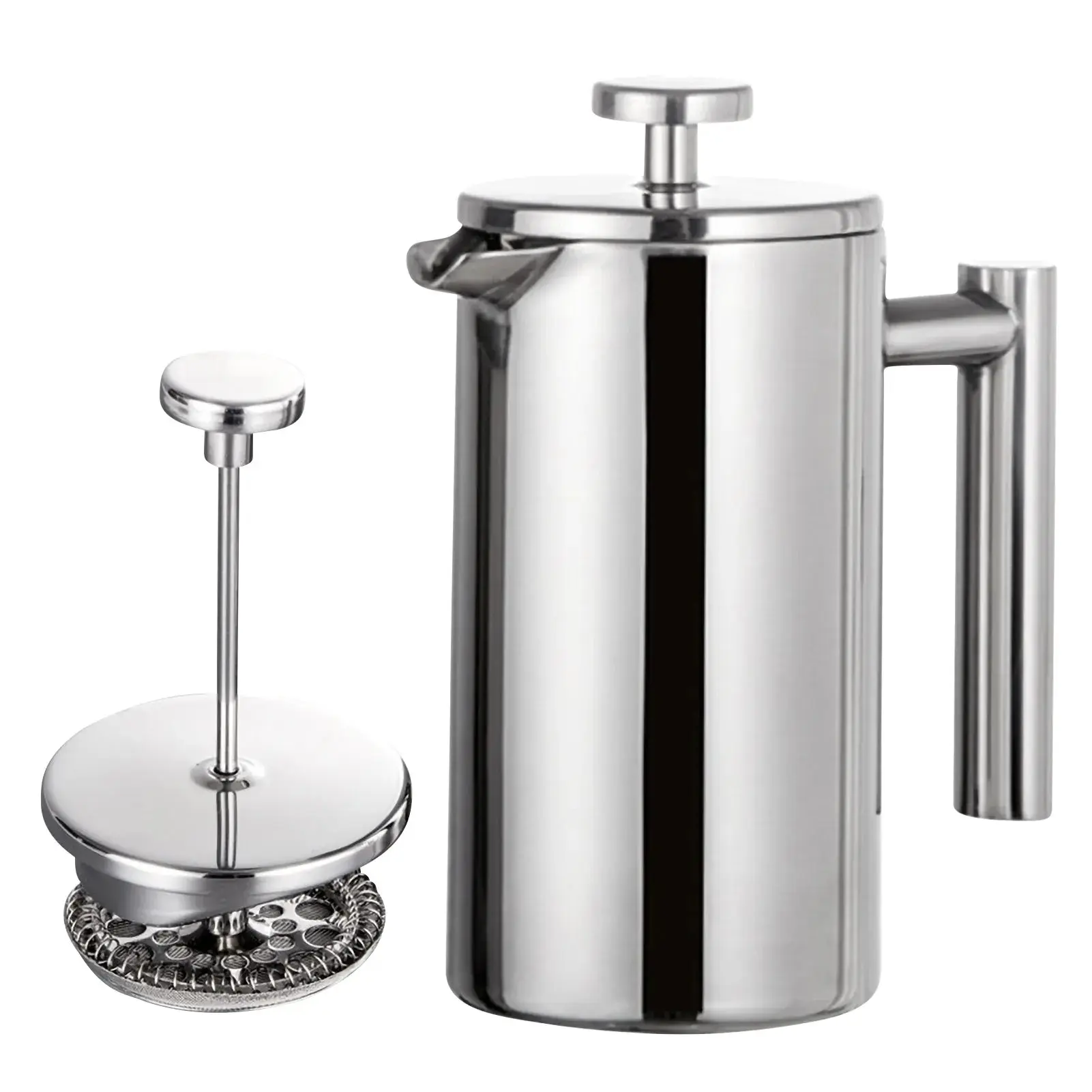 Double-Walled Stainless Steel French Press Double-Walled Stainless Steel French Press