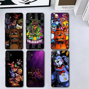Five Nights At Freddys TPU Soft Phone Case for Samsung S26 S25 S24 S23 S22 S21 A14 A15 A16 A35 Ultra Plus FE Durable Protection