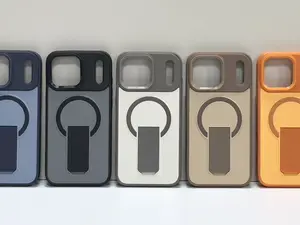 Magnetic Phone Case with Invisible Kickstand | Skin-Touch Armor, Drop & Scratch Resistant, Matte Solid Color Protective Cover