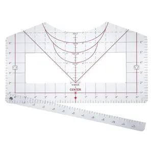 T Shirt Ruler Guide for Vinyl Alignment, Shirt Measurement Tool for Heat Press T Shirt Alignment Tool for Heat Press HTV Vinyl Center Designs Craft Sewing Supplies and Accessories