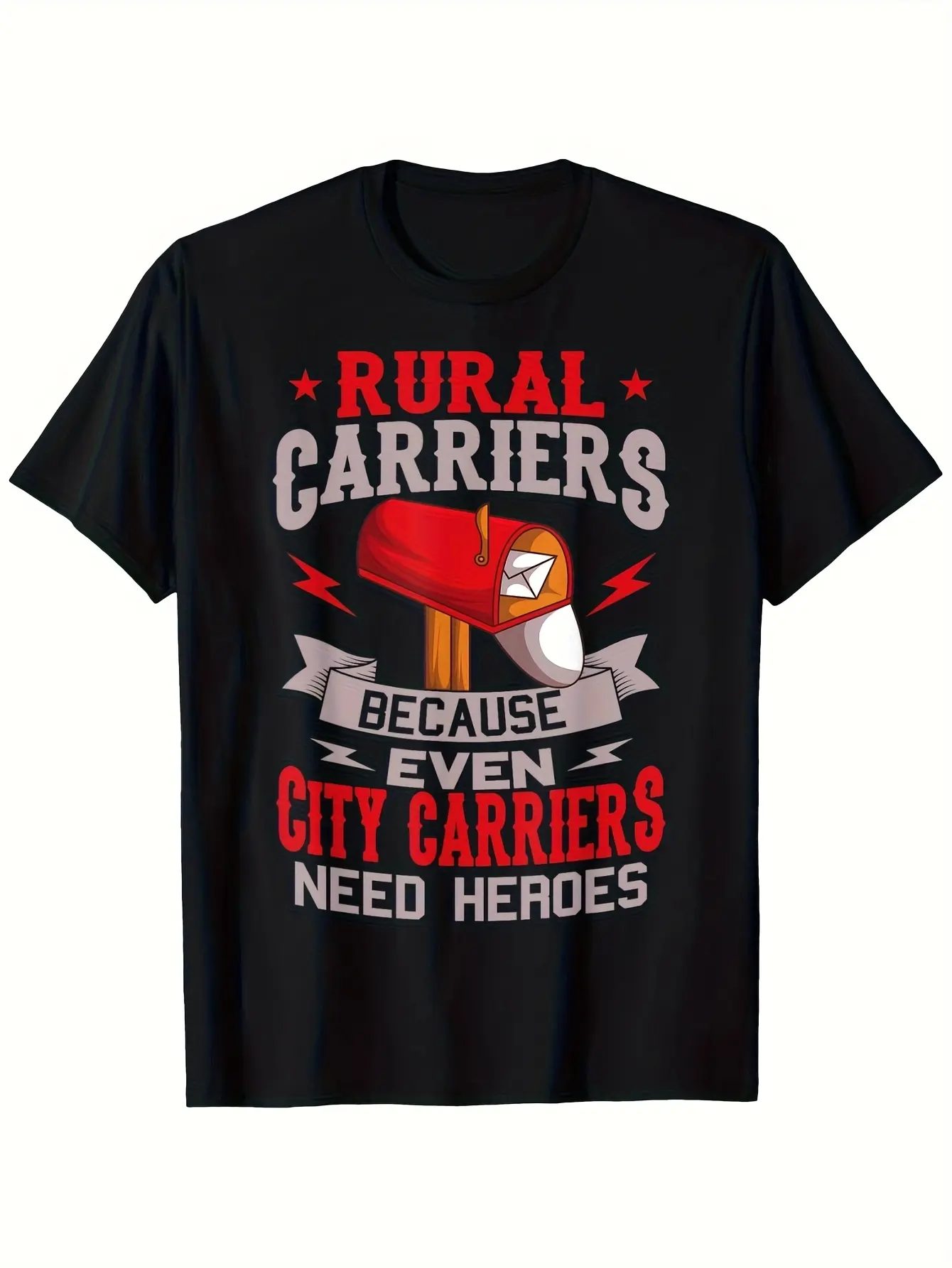 100% Cotton Rural Carrier Mail Delivery Postman Postal Worker T-Shirt