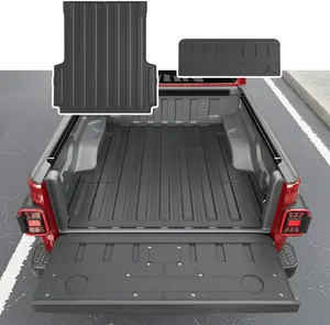 [Fits 20-26 Gladiator JT] Bed Mat Tailgate Mat Compatible with 2020-2026 Jeep Gladiator JT Cargo mat Truck Bed Mat Replacement for 2020-2026 Jeep Gladiator JT Accessories(Truck Mat+Tailgate Mat)