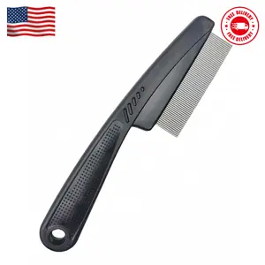 Dandruff Comb, Stainless Steel Fine Tooth