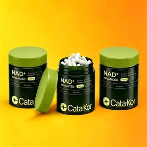 Cata-Kor NAD+ Advanced-NAD+ Supplement for Energy&Healthy Aging -500mg per Serving -60 Count (30DaySupply)