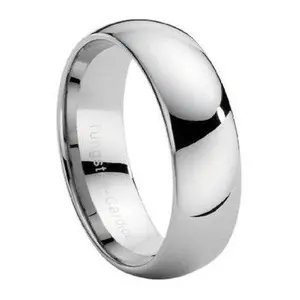 Classic Men's Tungsten Wedding Band -7.7mm