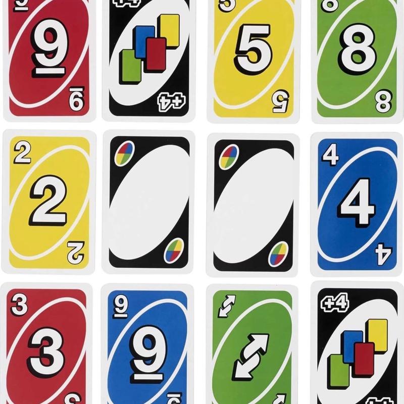 GIANT UNO Card Game Giant Card Playing Game ​Giant UNO Official Card Game for Kids, Adults & Family Night, Oversized Cards & Customizable Wild Cards for 2-10 Players card games card game