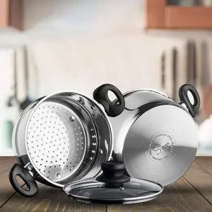 3 Piece Steamer Cookware