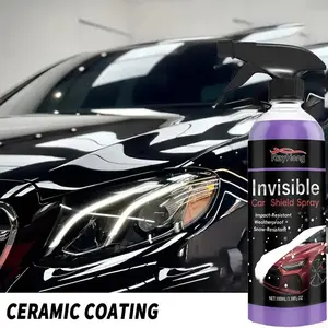 Car Ceramic Coating Waterproof Spray, Automotive Coating Spray, Protects Car Paint Surface, Hydrophobic Glass Treatment, Nano Ceramic Protection, Enhances Gloss, Fresh Effect