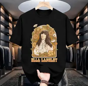 Ella Langley Ivory Dandelion Graphic T-Shirt, Oversized Cotton Tee, Country Music Vintage Aesthetic Shirt, Western Style Streetwear Unisex LYM