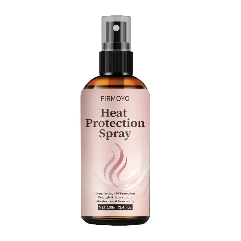 100ml Heat Protection Spray Hair Heat Protection Spray Keratin Treatment Helps retain moisture, boost elasticity, and shield hair from drying effects of heat styling tools, including split ends and dry scalp. Anti Frizz Curl Heat Protectant
