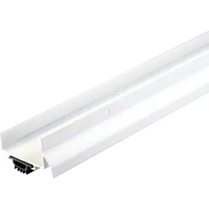 69570 36 in.White Aluminum U-Shape Screw-on Door Seal