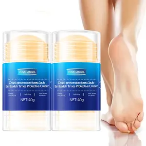 2-Pack Vovo Moisturizing Crack Prevention Foot Cream, Blue Hydrating Foot Care for Soft Hands and Feet, Intensive Repair and Nourishment