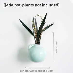 3D Ceramic Fridge Magnet Double Door Mini Small Vase Set Creative Decoration Kitchen Magnetic Sticker Flower Magnets Decorating