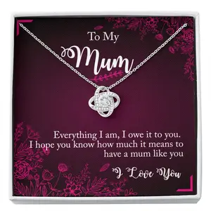 Gift for Her | Gift For Mom | Mothers Day | 14k White Gold Gift For Mum | Mother And Daughter Gift | Stocking Filler for Mum