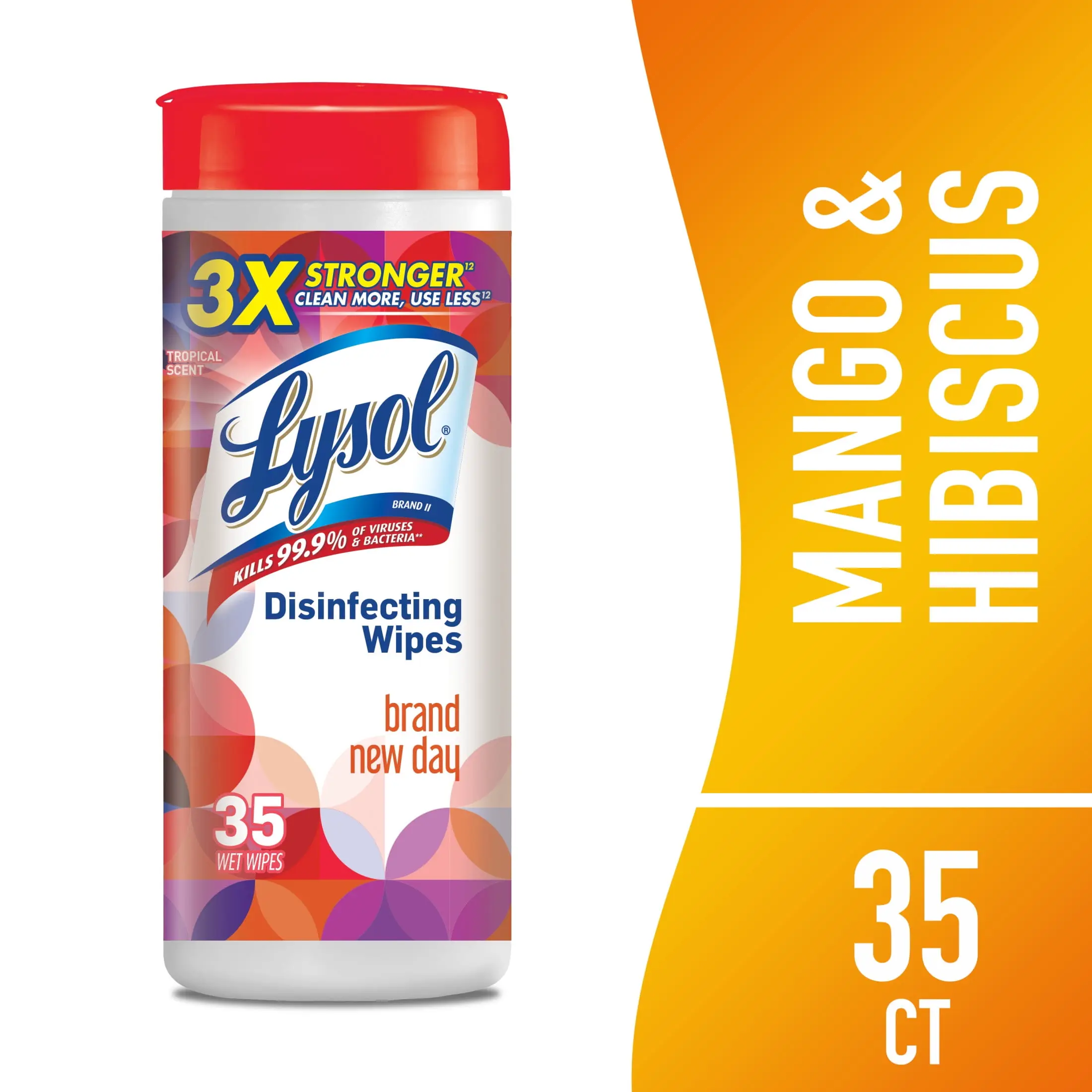 Lysol® Disinfecting Wipes Mango and Hibiscus 35 count