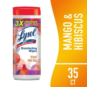 Lysol® Disinfecting Wipes Mango and Hibiscus 35 count