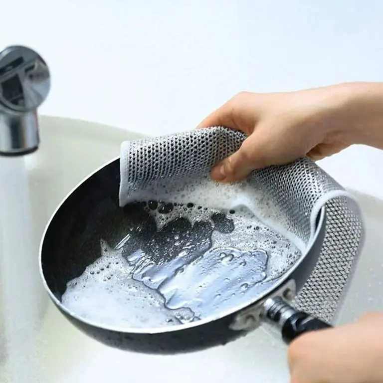 Metal Cleaning Cloth: Double-sided Metal Steel Wire Rag (10 Piece)
