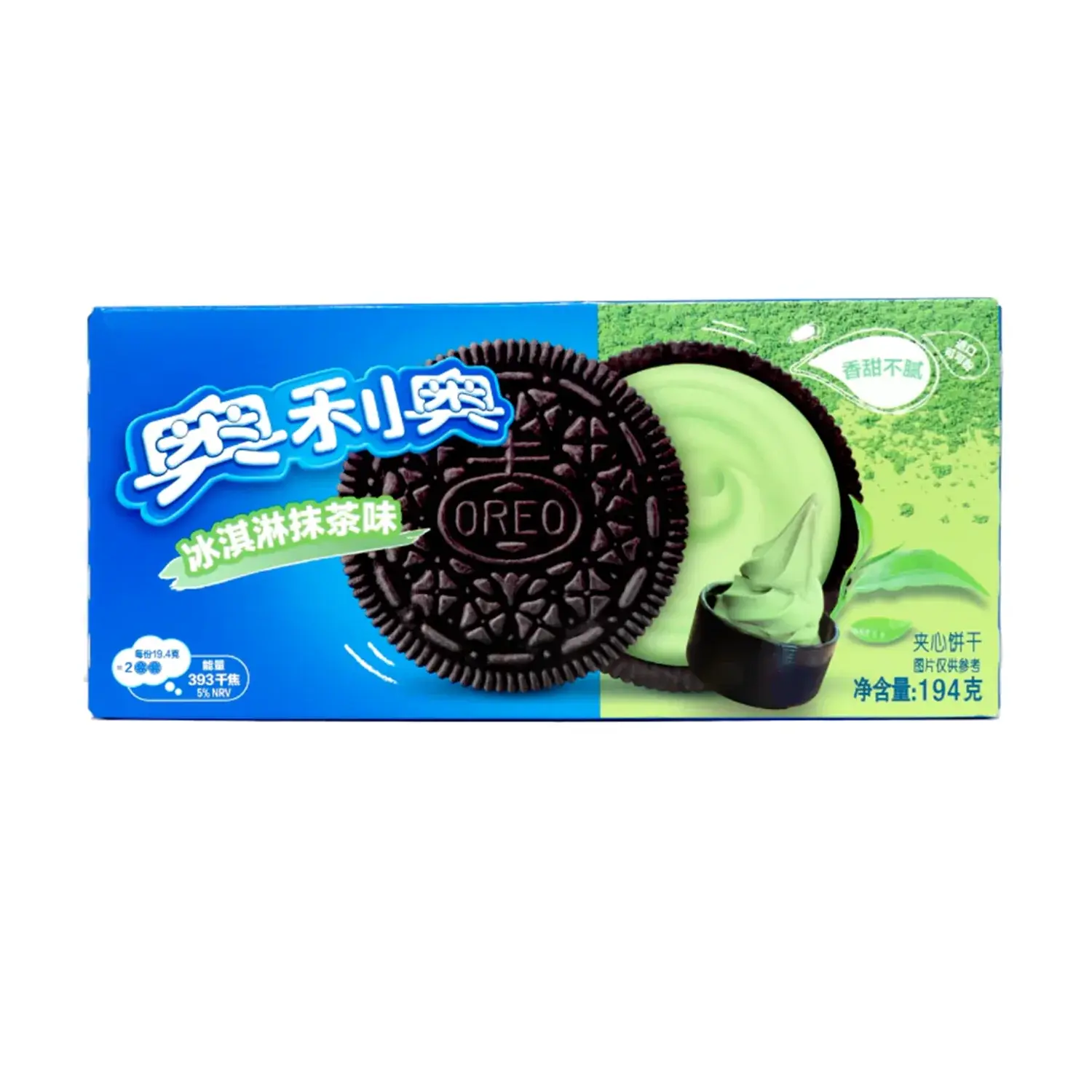 Oreo Sandwhich Cookies 194g - Ice Cream Matcha - Exotic Cookies