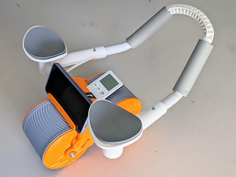 ab roller wheel   workout Abdominal Fitness Wheel for Core Muscles Training Automatic Rebound Ab Roller with Timer