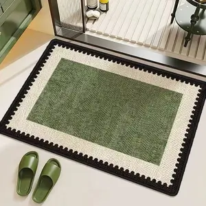 Non-Slip Bathroom Mat, Quick-Dry Absorbent Kitchen & Bath Entrance Rug, Durable Shower Room Accessory, Ca Prop 65 Compliant